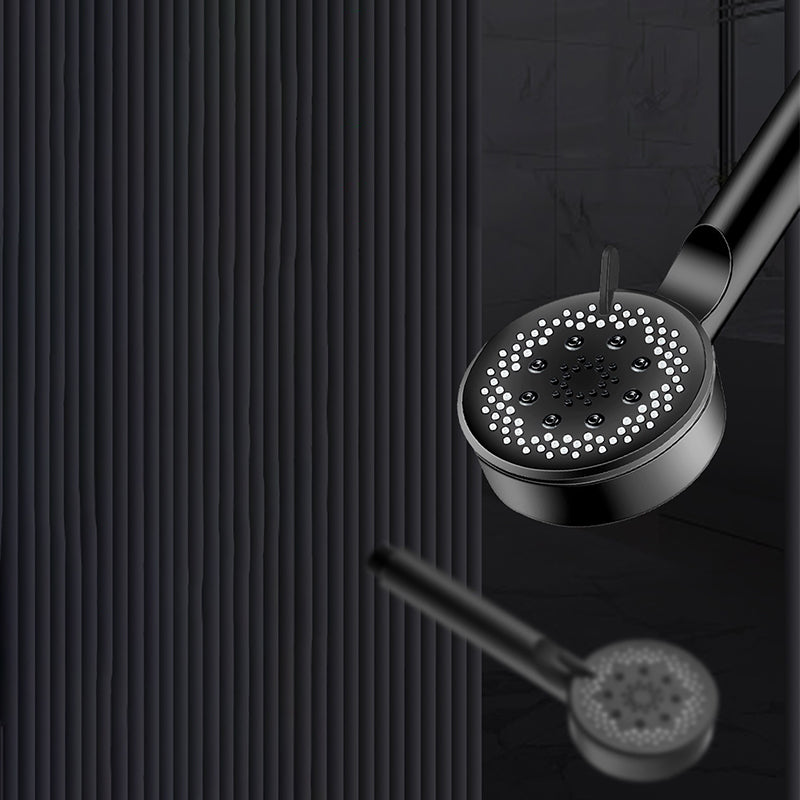 Sikunuo | Classic Plastic Shower Head 5 Settings Round Handheld Shower Heads