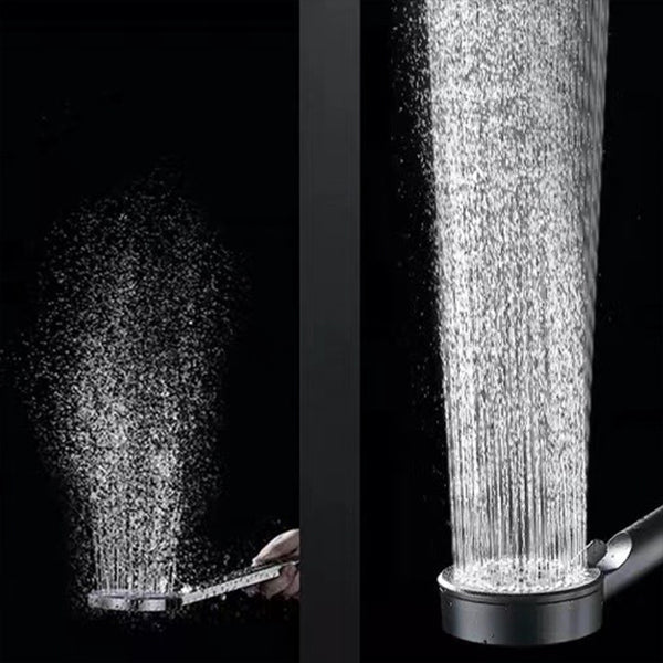 Sikunuo | Classic Plastic Shower Head 5 Settings Round Handheld Shower Heads