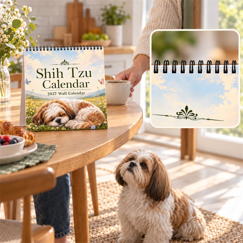 Shih Tzu 2027 Wall Calendar