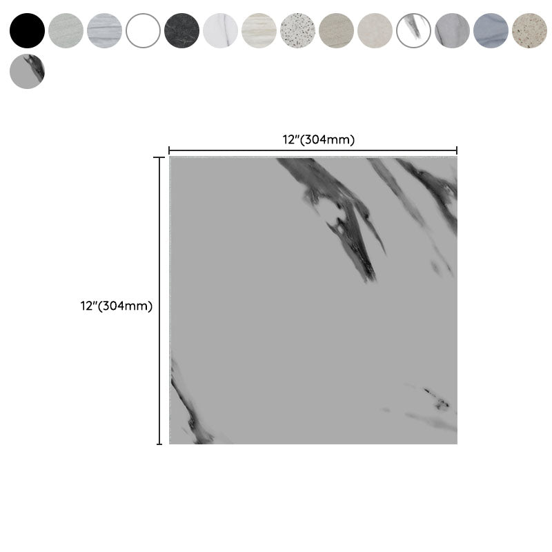 Sikunuo | Modern Peel and Stick Tiles Square Vinyl Peel & Stick Field Tile