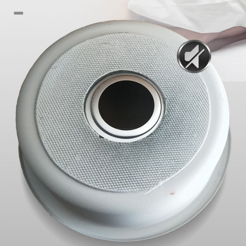 Sikunuo | Stainless Steel Round Sink in Black Single Basin Undermount Sink with Basket Strainer