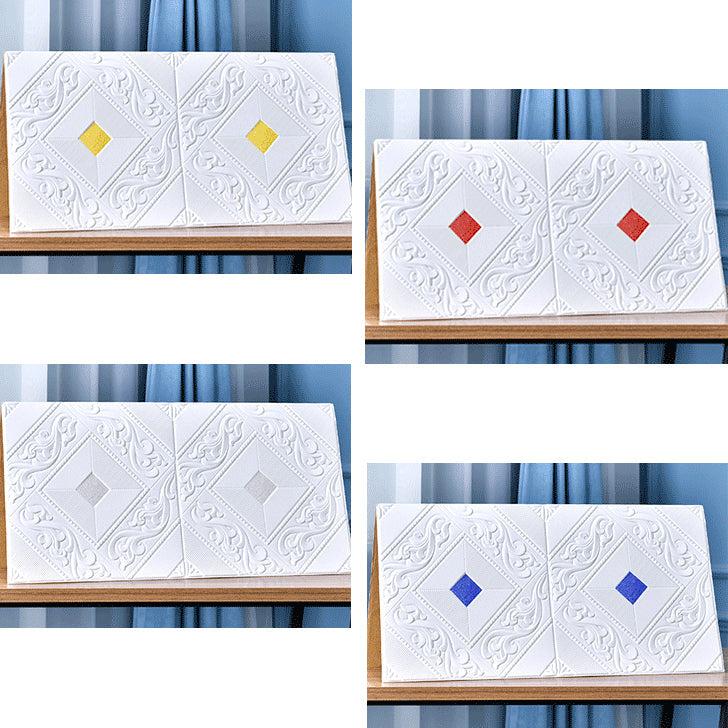 Sikunuo | Modern Tin Backsplash Cover Three-Dimensional Printing Wall Ceiling Panel