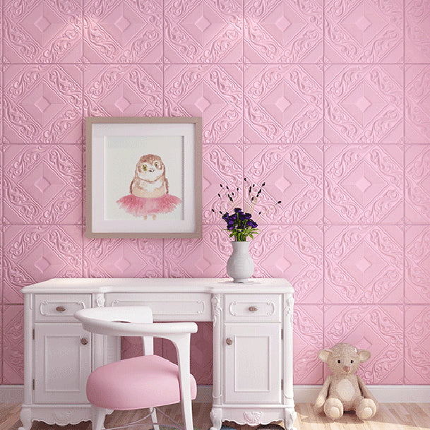 Sikunuo | Modern Tin Backsplash Cover Three-Dimensional Printing Wall Ceiling Panel