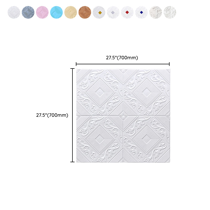 Sikunuo | Modern Tin Backsplash Cover Three-Dimensional Printing Wall Ceiling Panel
