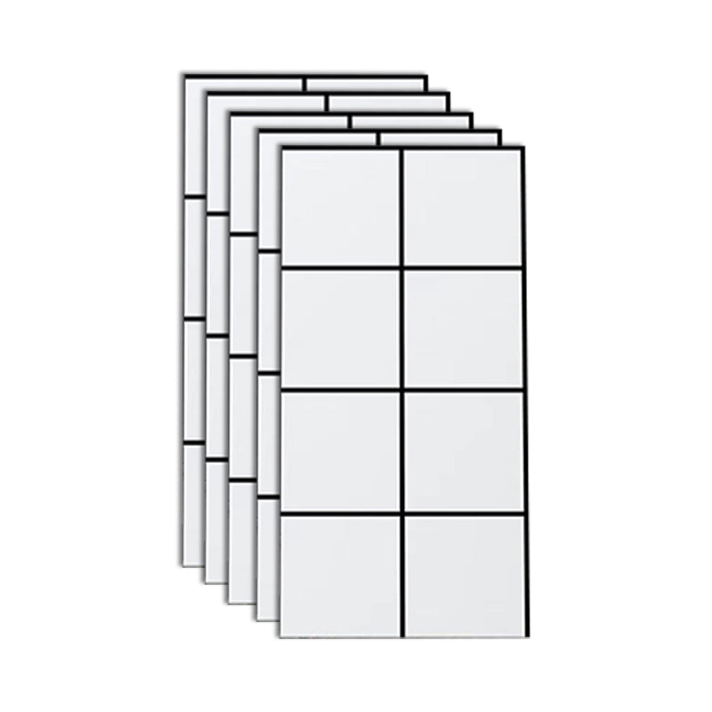 Sikunuo | Stain Resistant Peel & Stick Tile Marble Effect Single Tile for Kitchen Backsplash