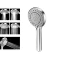 Sikunuo | Modern Adjustable Handheld Showerhead Chrome Round Handheld Showerhead