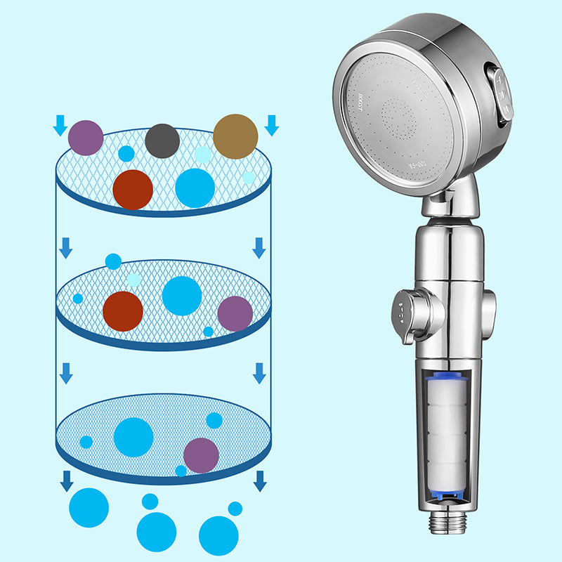 Sikunuo | Modern handheld shower stainless steel adjustable shower head water-saving shower combo