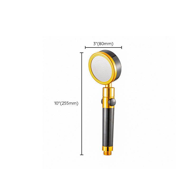 Sikunuo | Metal Shower Head Round Hand Shower with Adjustable Shower Heads