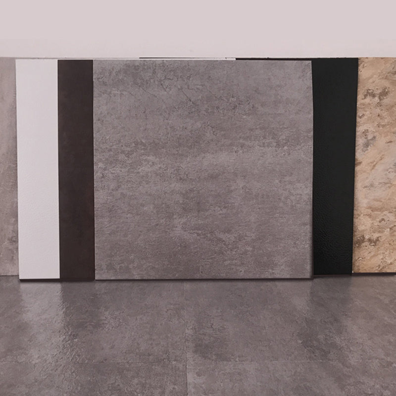Sikunuo | Rectangular PVC Floor Covering Peel and Stick Matte Stone Look Vinyl Floor