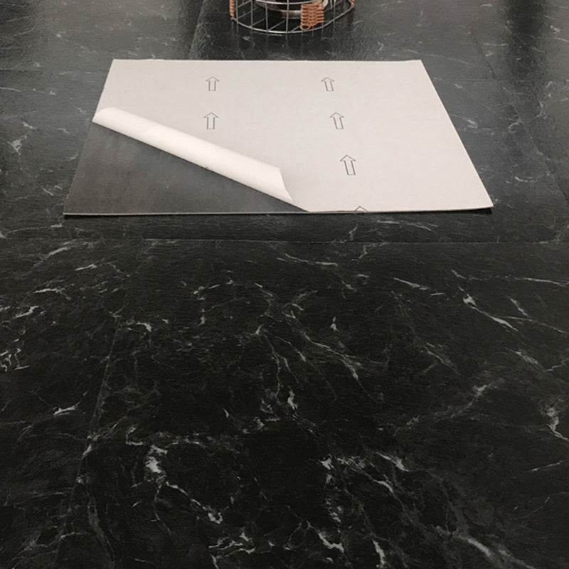 Sikunuo | Rectangular PVC Floor Covering Peel and Stick Matte Stone Look Vinyl Floor