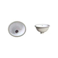 Sikunuo | Modern Under-mount Sink Oval Porcelain with Pop-Up Drain Sink