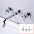Sikunuo | Modern Wall-Mounted Faucet Bathroom Lever Bathtub Faucet