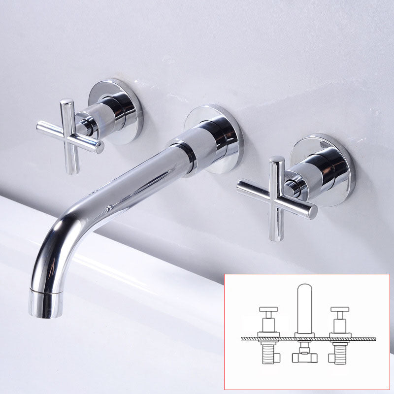 Sikunuo | Modern Wall-Mounted Faucet Bathroom Lever Bathtub Faucet