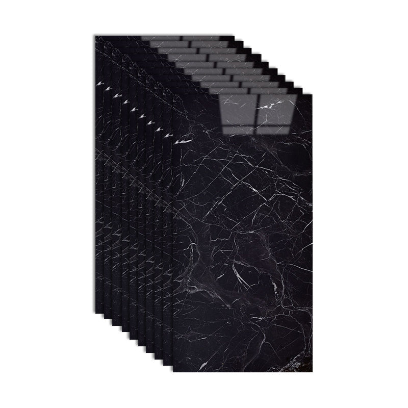 Sikunuo | Plastic Peel and Stick Wall Tile Rectangular Waterproof Peel and Stick Wall Tile