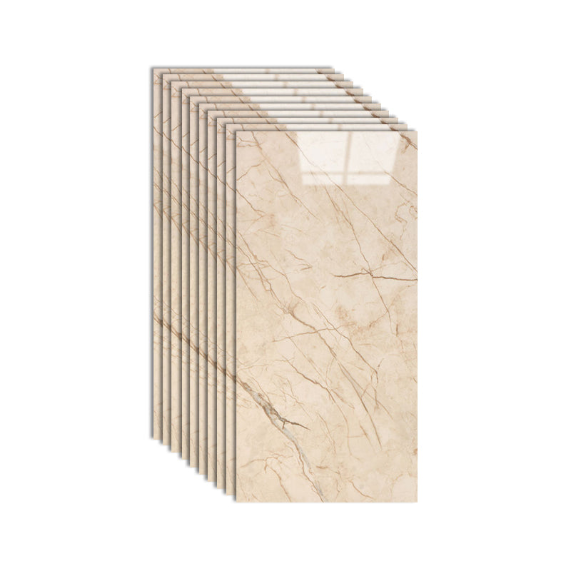 Sikunuo | Plastic Peel and Stick Wall Tile Rectangular Waterproof Peel and Stick Wall Tile
