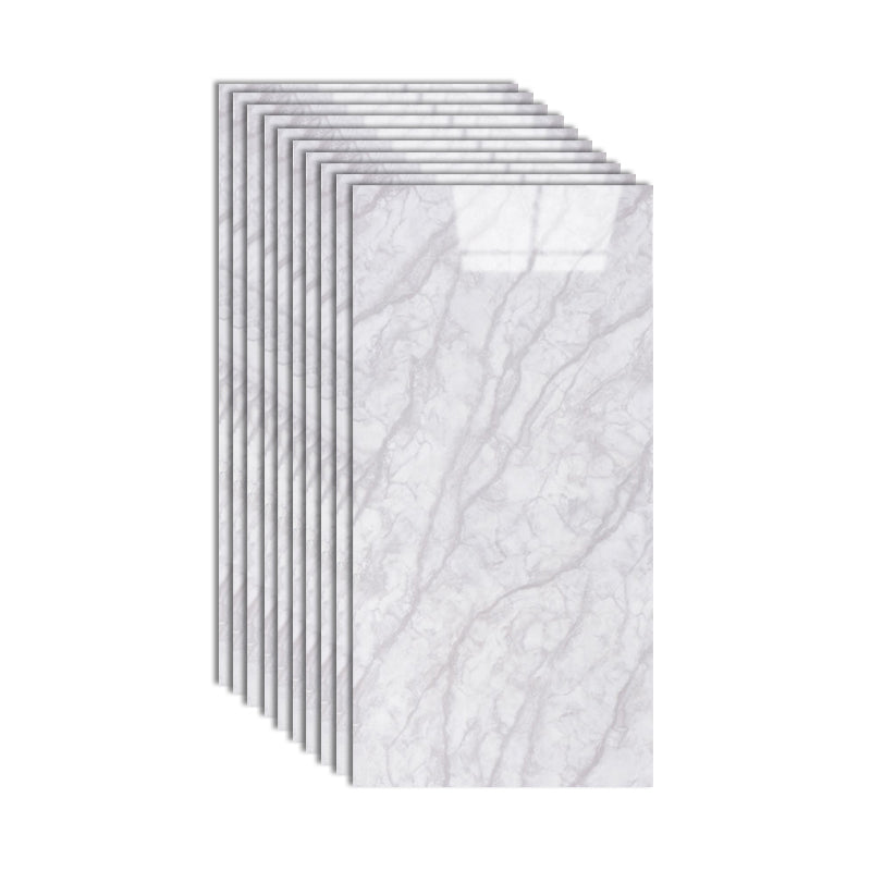 Sikunuo | Plastic Peel and Stick Wall Tile Rectangular Waterproof Peel and Stick Wall Tile