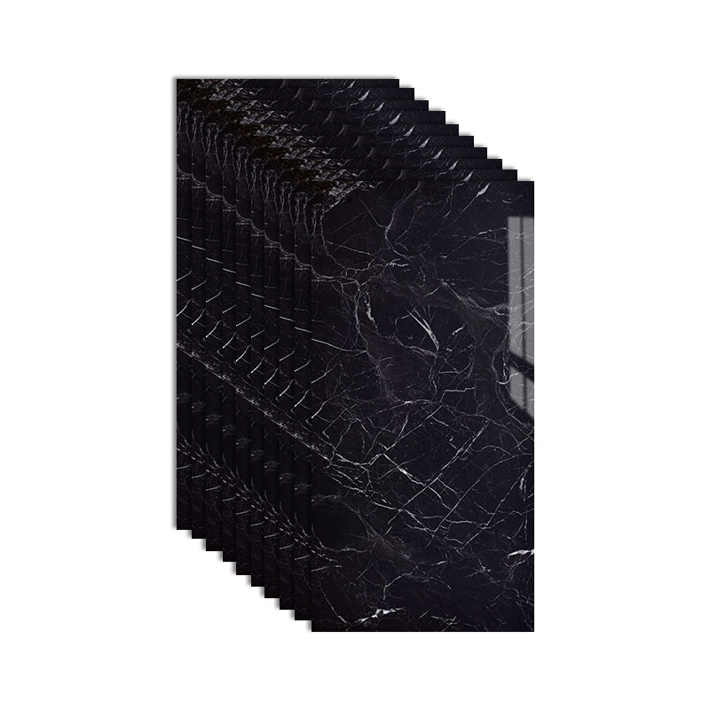 Sikunuo | Plastic Peel and Stick Wall Tile Rectangular Waterproof Peel and Stick Wall Tile