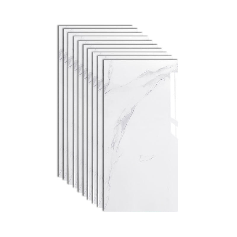 Sikunuo | Plastic Peel and Stick Wall Tile Rectangular Waterproof Peel and Stick Wall Tile