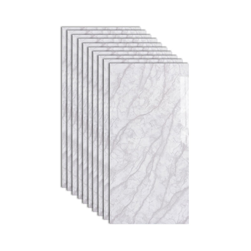 Sikunuo | Plastic Peel and Stick Wall Tile Rectangular Waterproof Peel and Stick Wall Tile