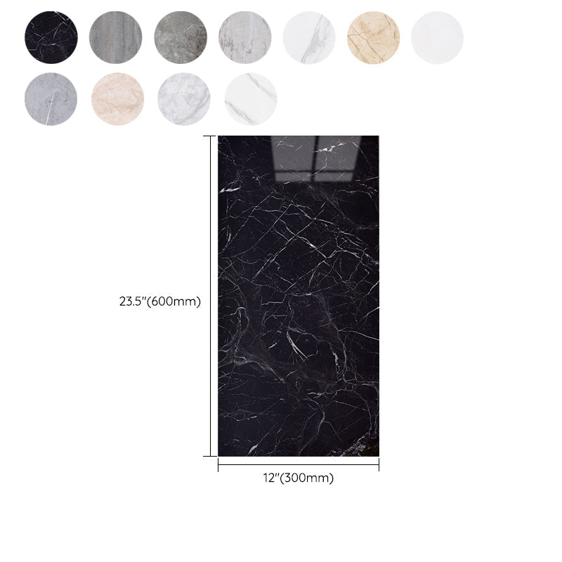 Sikunuo | Plastic Peel and Stick Wall Tile Rectangular Waterproof Peel and Stick Wall Tile