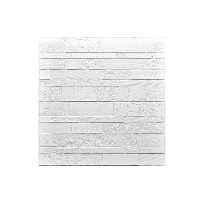 Sikunuo | Industrial 3D Brick Wall Plank Bathroom Living Room Wall Panel Set of 10