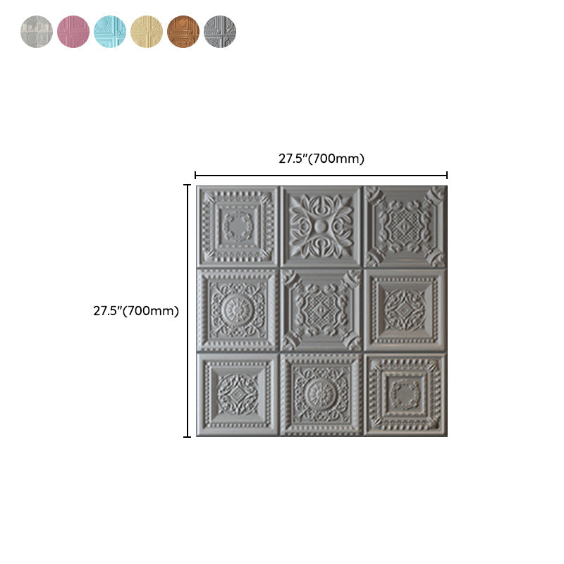 Sikunuo | Industrial 3D-Print Wall Shelf Bathroom Living Room Wall Panels Set of 10