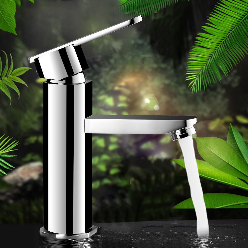 Sikunuo | Bathroom Faucet Brass Lever Handle Single Hole Sink Faucet