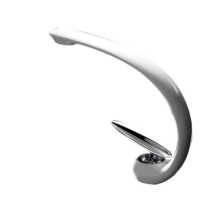 Sikunuo | Unique Bathroom Waterfall Spout Brass Basin Faucet
