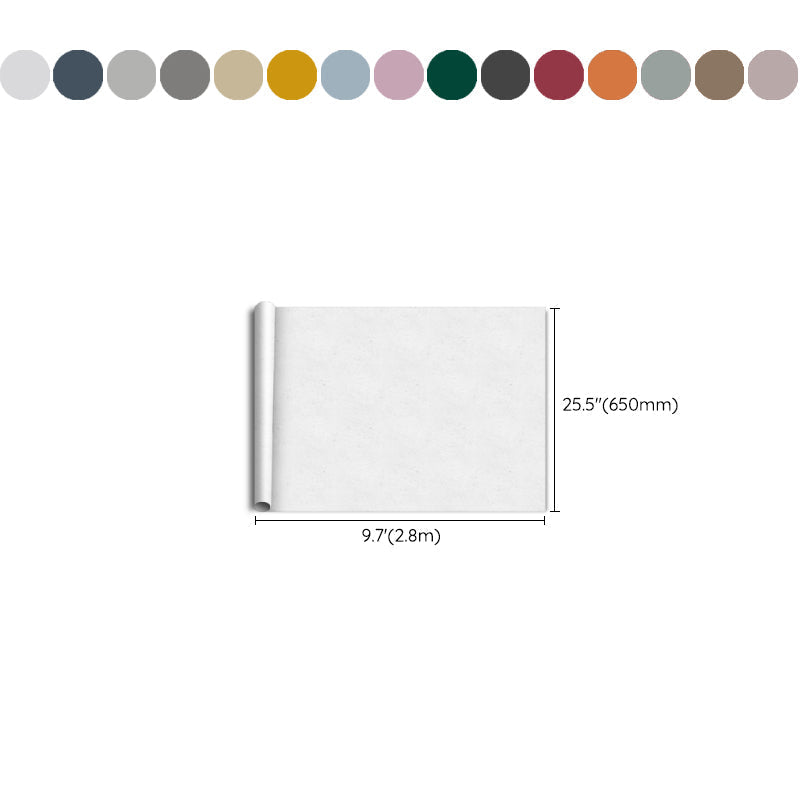 Sikunuo | Modern Wall Tile Pure Color Peel and Stick Smooth Waterproof Wall Ceiling