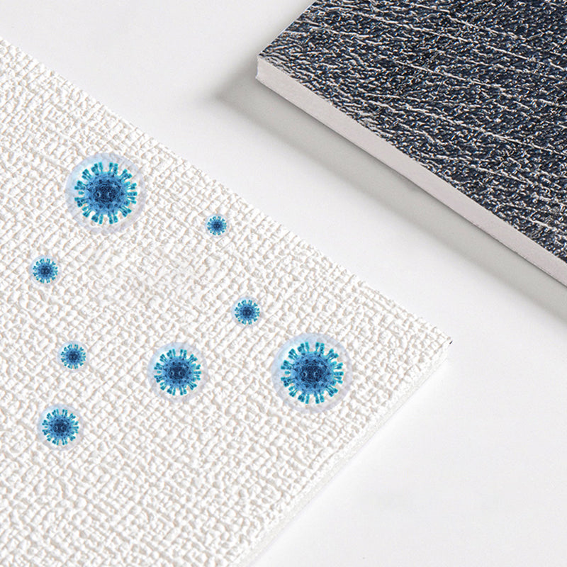 Sikunuo | Modern Wall Panel Peel and Stick Stain Resistant Wall Ceiling for Living Room