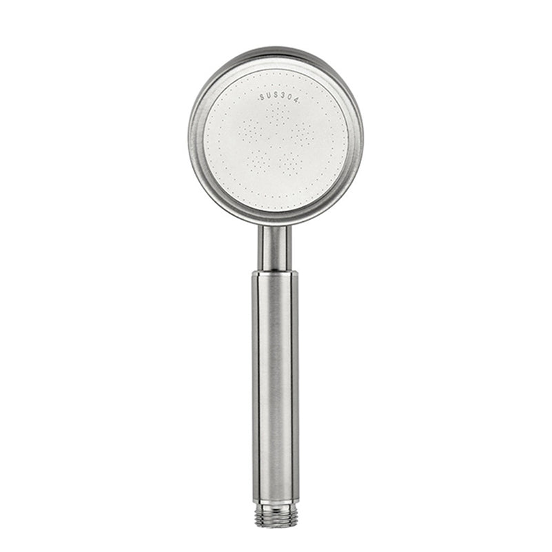 Sikunuo | Modern Shower Head Stainless Steel Round Metal Handheld Shower Head
