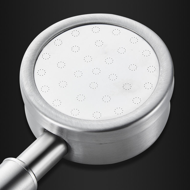 Sikunuo | Modern Shower Head Stainless Steel Round Metal Handheld Shower Head