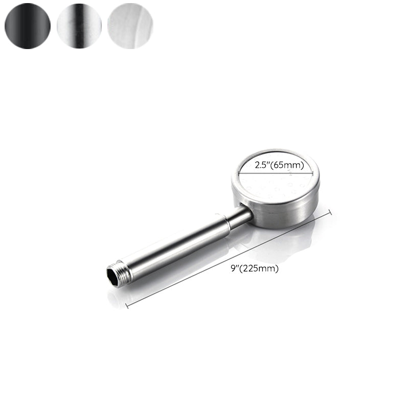 Sikunuo | Modern Shower Head Stainless Steel Round Metal Handheld Shower Head