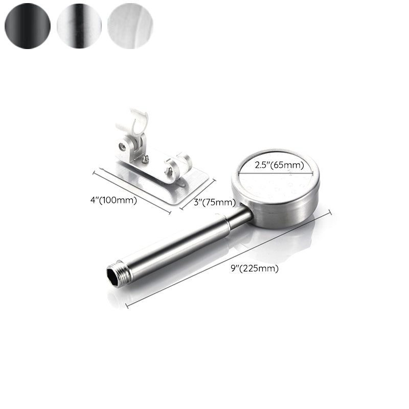 Sikunuo | Modern Shower Head Stainless Steel Round Metal Handheld Shower Head