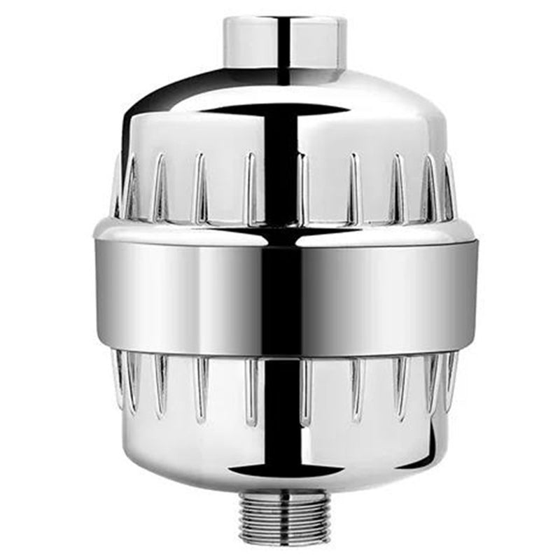 Sikunuo | 5 Sprays Shower Head Wall Mounted Silver Round Fixed Shower Head