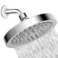 Sikunuo | Contemporary round fixed wall shower head Silver shower head