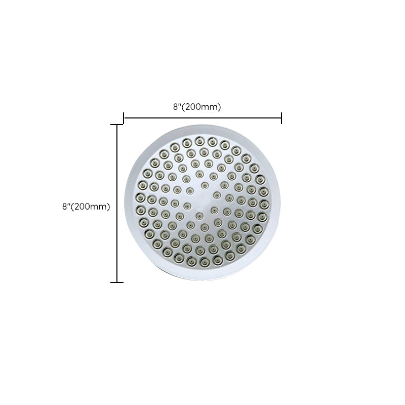 Sikunuo | Contemporary round fixed wall shower head Silver shower head