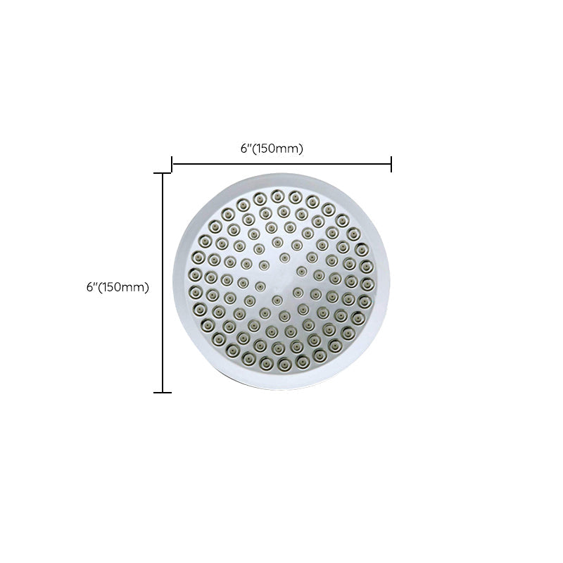 Sikunuo | Contemporary round fixed wall shower head Silver shower head