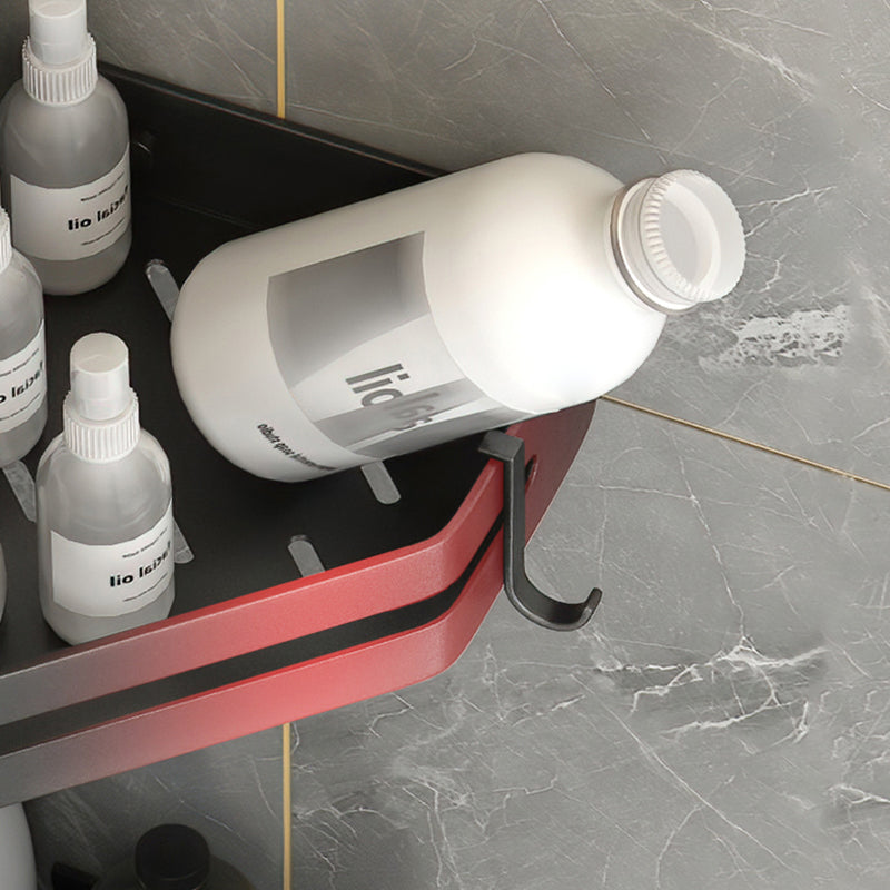 Sikunuo | Modern 2/3-piece Bathroom Set Stainless Steel Triangle Bath Shelf made of Aluminum