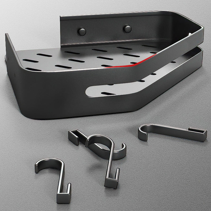 Sikunuo | Modern 2/3-piece Bathroom Set Stainless Steel Triangle Bath Shelf made of Aluminum