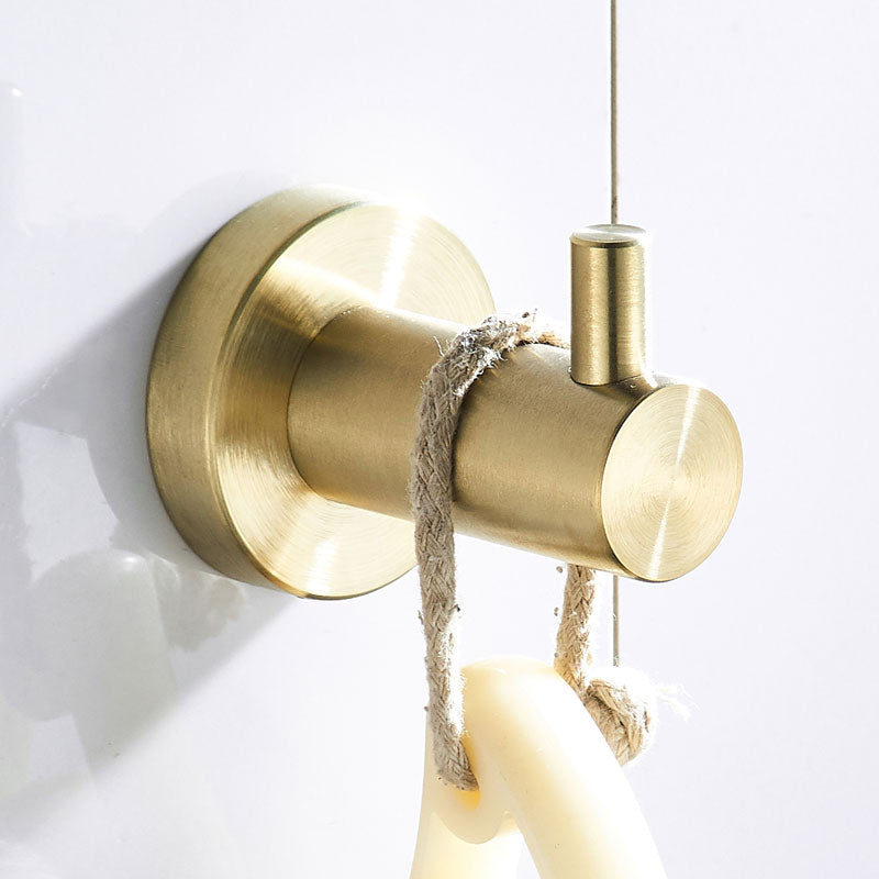 Sikunuo | Traditional Brushed Brass Bathroom Accessories As Individual Piece Or In Set Made Of Metal