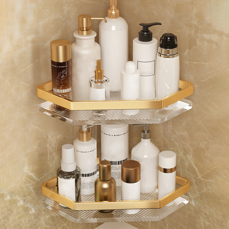 Sikunuo | Metal and Acrylic Bathroom Accessory Set Transparent Bathroom Accessories