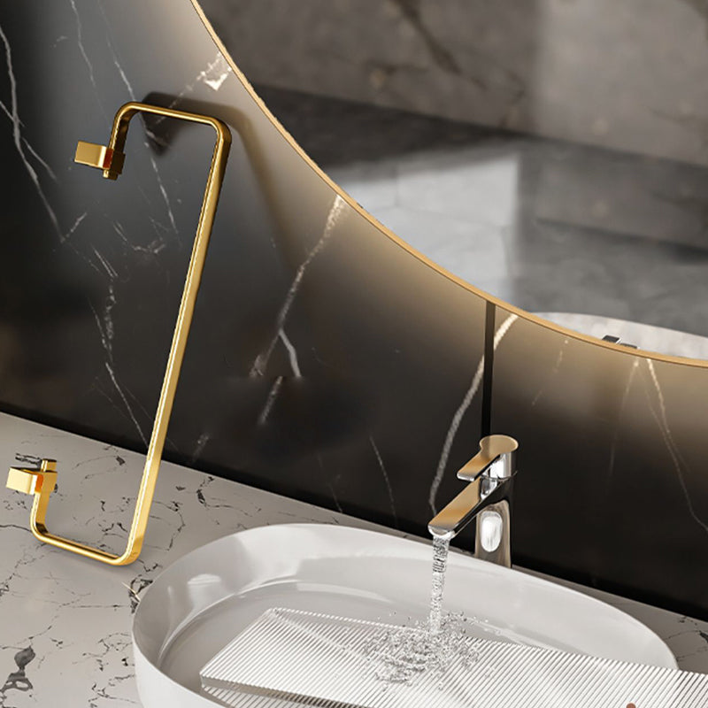 Sikunuo | Metal and Acrylic Bathroom Accessory Set Transparent Bathroom Accessories