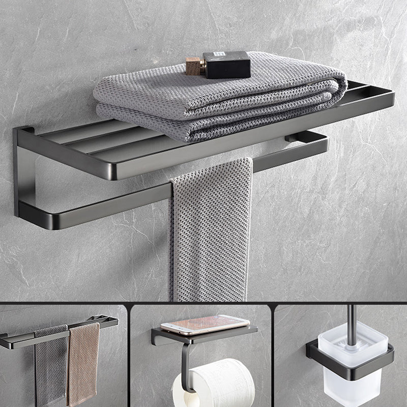Sikunuo | Gray metal modern bathroom accessories as a single item or as a set