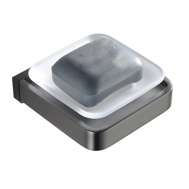 Sikunuo | Gray metal modern bathroom accessories as a single item or as a set