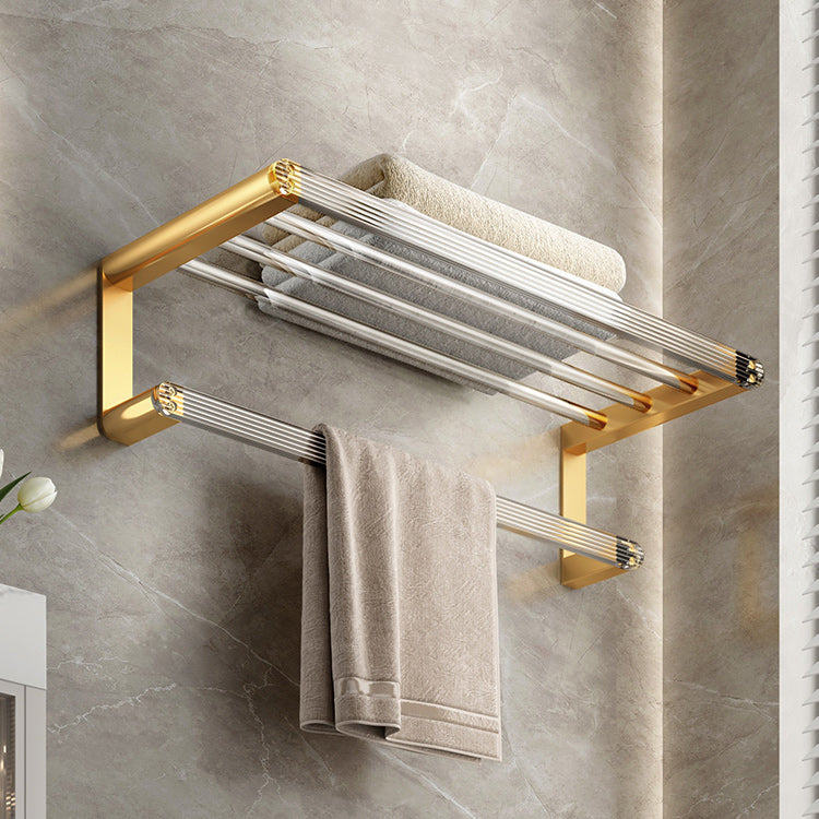 Sikunuo | Modern Golden Bathroom Accessories Single Piece or in Set with Bathroom Shelf