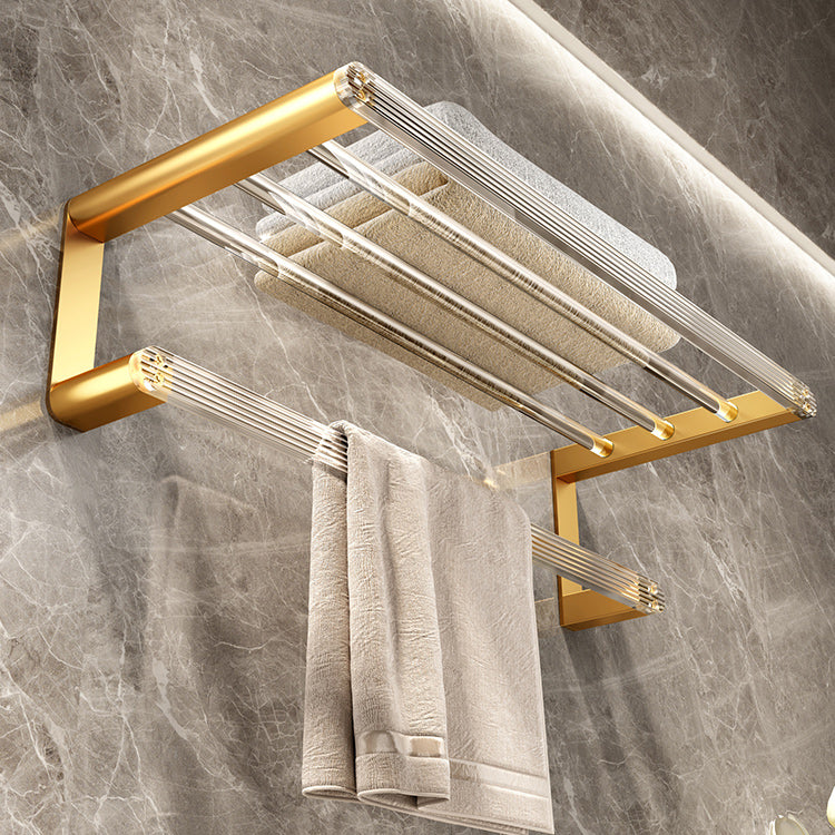 Sikunuo | Modern Golden Bathroom Accessories Single Piece or in Set with Bathroom Shelf