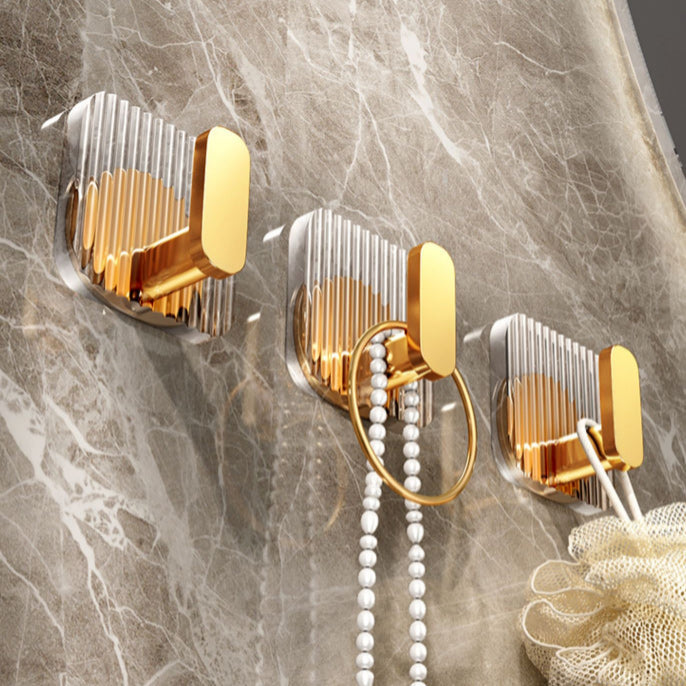 Sikunuo | Modern Golden Bathroom Accessories Single Piece or in Set with Bathroom Shelf