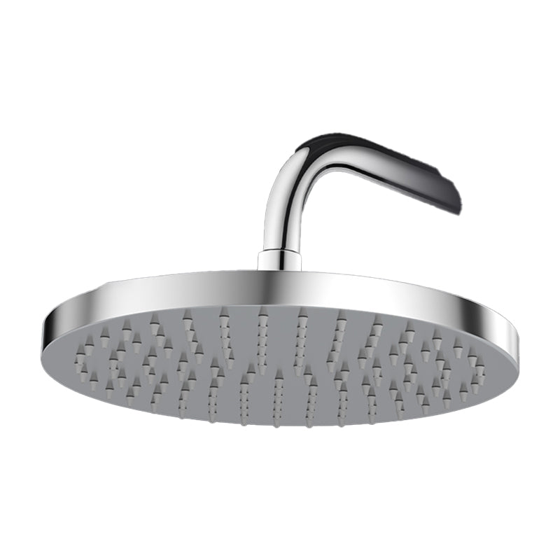 Sikunuo | Metal Shower Combo Contemporary Fixed Shower Head with Round and Rectangular Shape