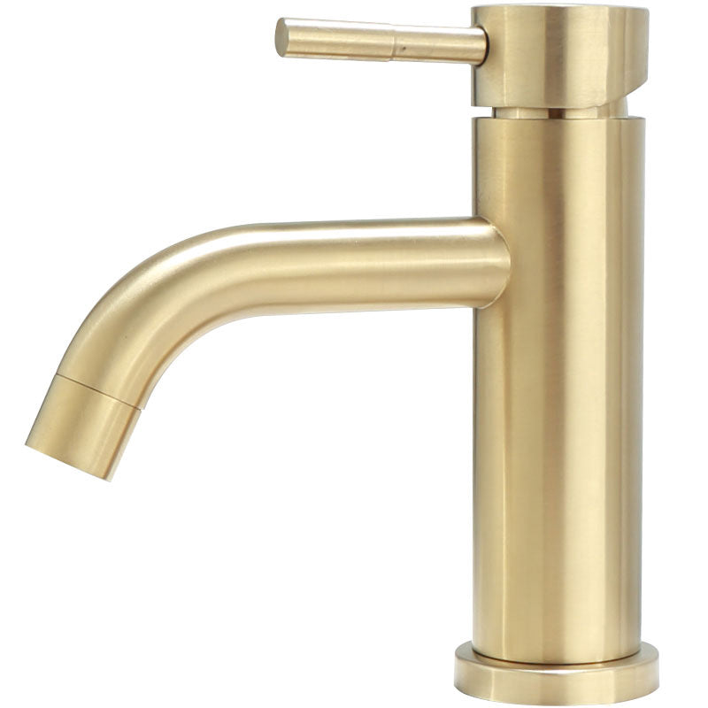 Sikunuo | Deck Mounted Roman Tub Faucet Low Arc Tub Faucet Set in Gold